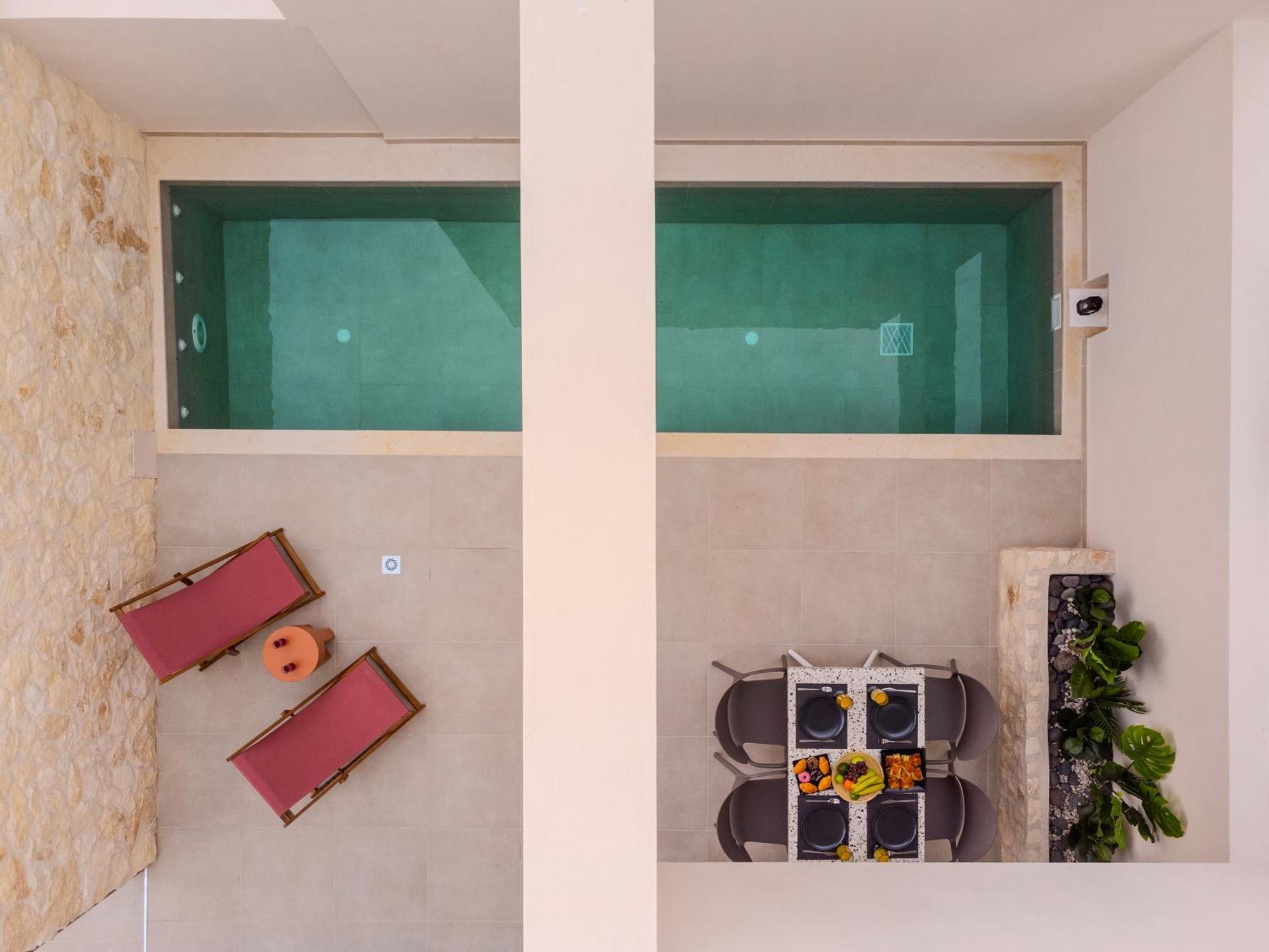Sugarwhite Suites With Private Not Heated Pool Emporio  외부 사진